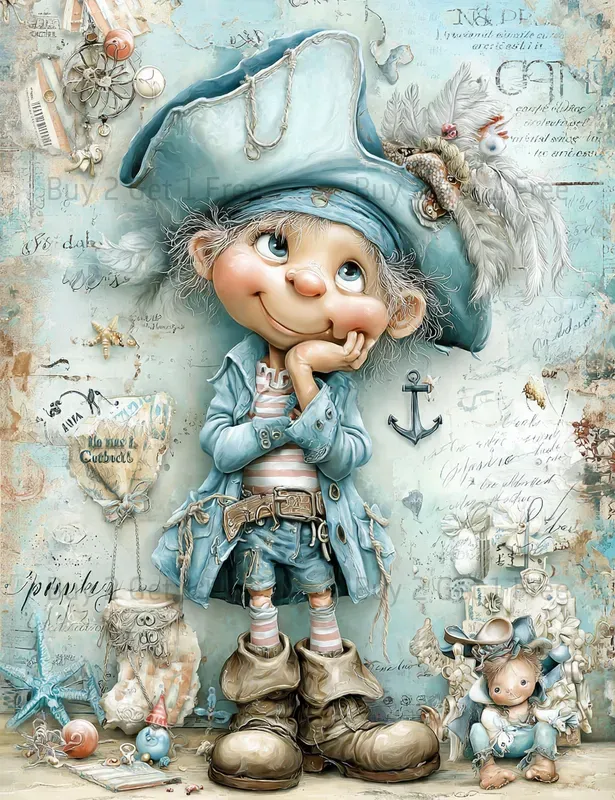 Alice In Seaside World Junk Journals