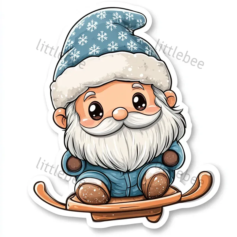 Kawaii Gnome Sticker Generators