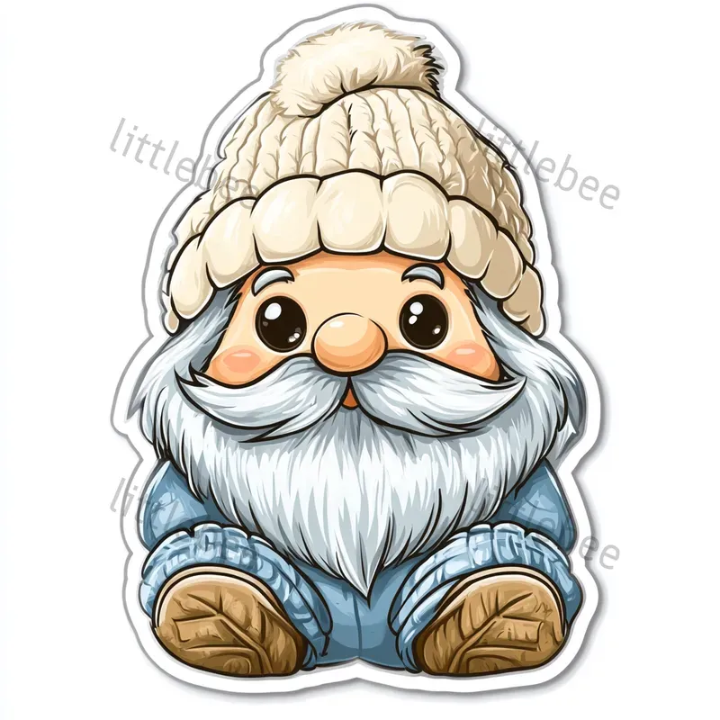 Kawaii Gnome Sticker Generators