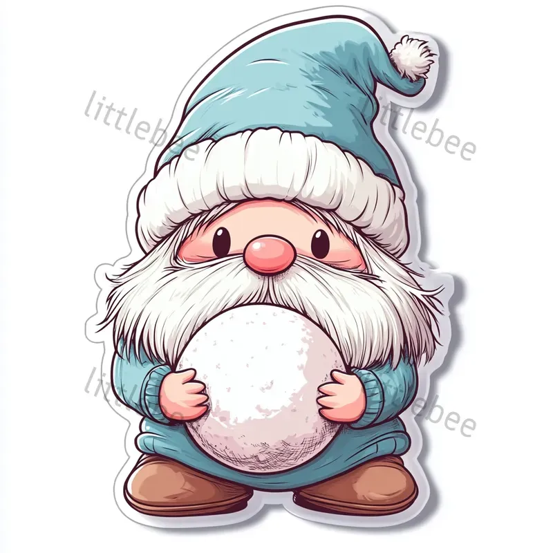 Kawaii Gnome Sticker Generators