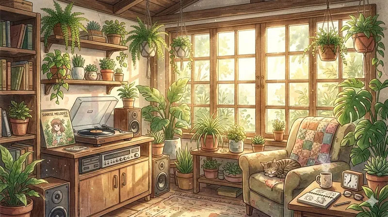 1980s Retro Anime Cozy Room Creators