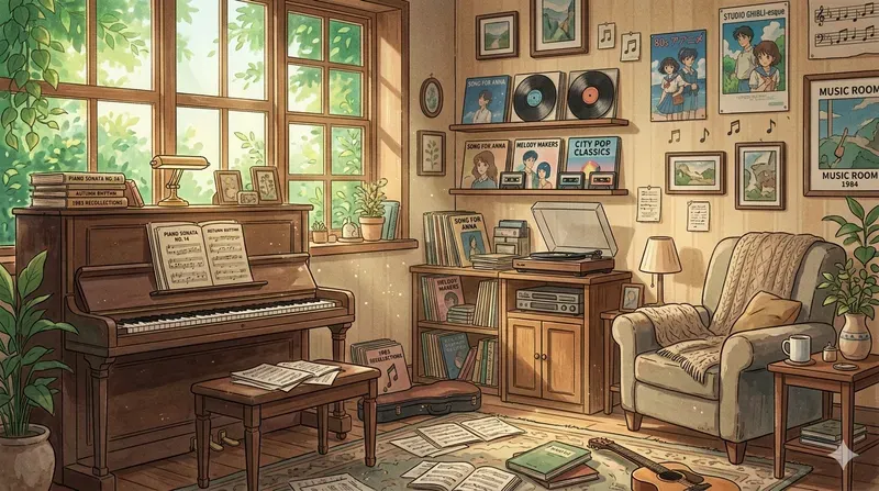 1980s Retro Anime Cozy Room Creators
