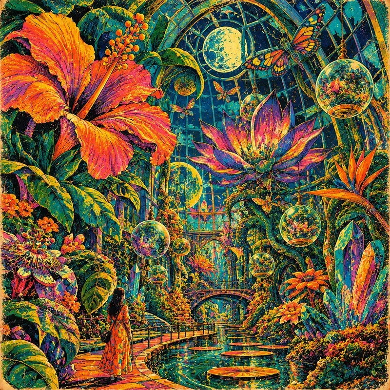 Retro Psychedelic Pop Visions