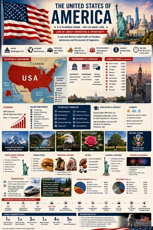 World Flag Infographic Posters