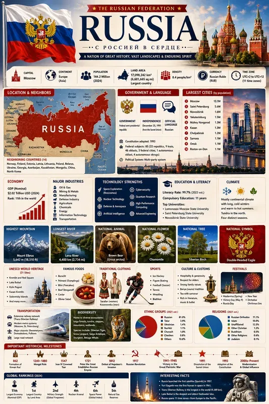 World Flag Infographic Posters