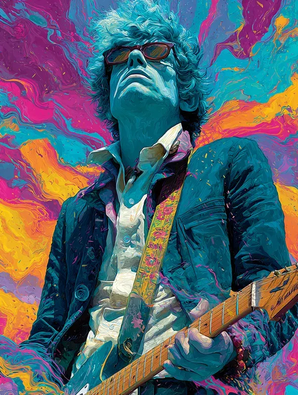 Psychedelic Neon Vision Art