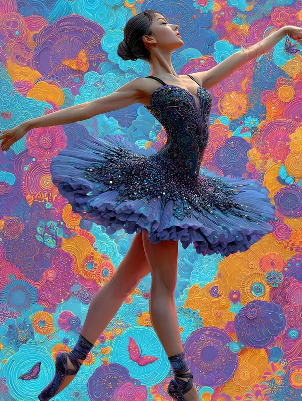 Psychedelic Neon Vision Art
