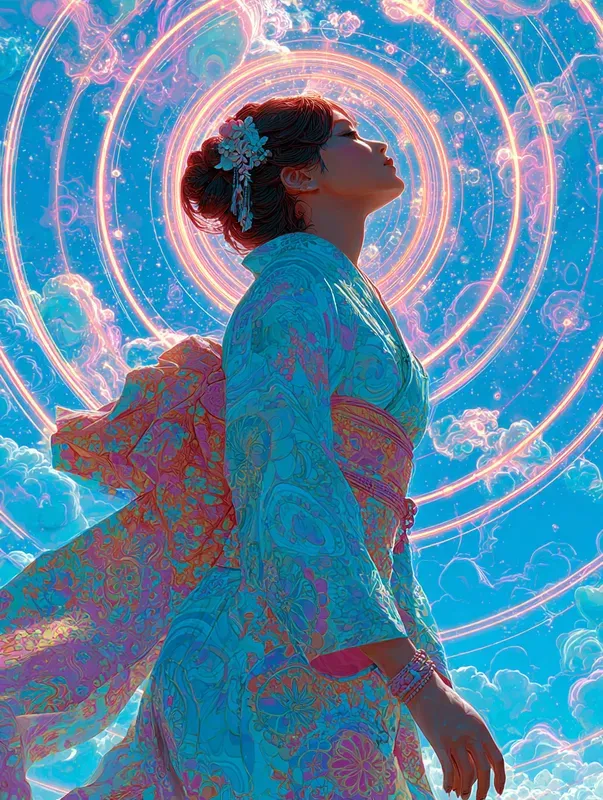 Psychedelic Neon Vision Art