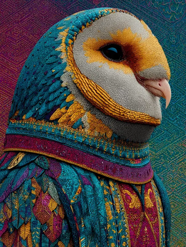 Psychedelic Neon Vision Art