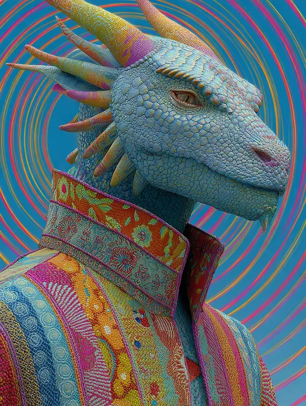 Psychedelic Neon Vision Art