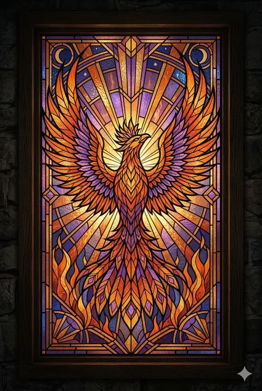 Intricate Stained Glass Art