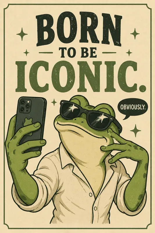 Retro Sarcastic Animal Posters