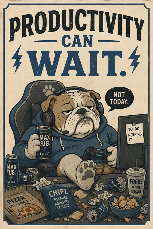 Retro Sarcastic Animal Posters