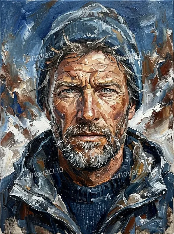 Dynamic Impasto Oil Knife Portraits