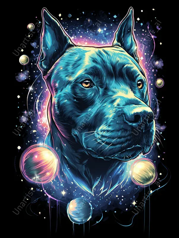 Tshirt Space Dog Fantasies