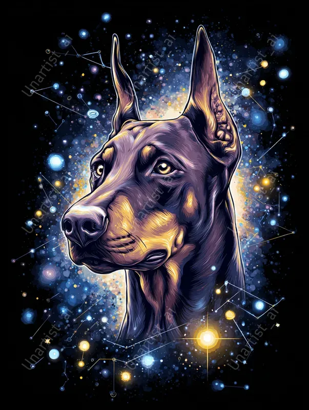 Tshirt Space Dog Fantasies