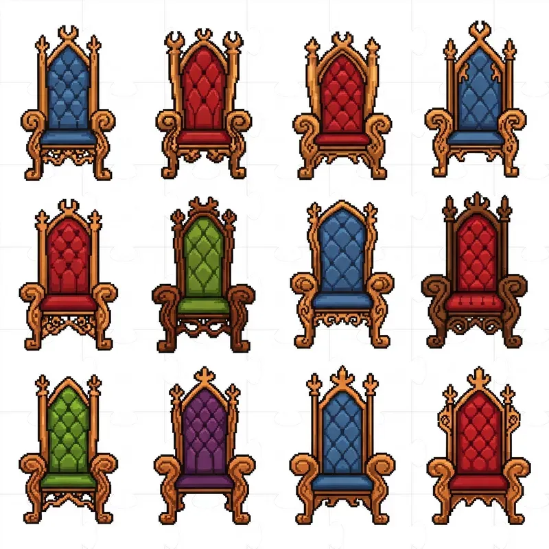 Pixel Art Medieval Item Collections