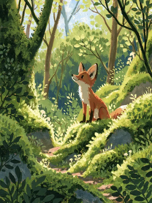 Gouache Childrens Book Illustrations