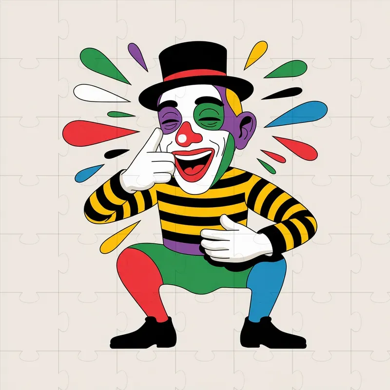 Abstract Comic Strip Characters Packs