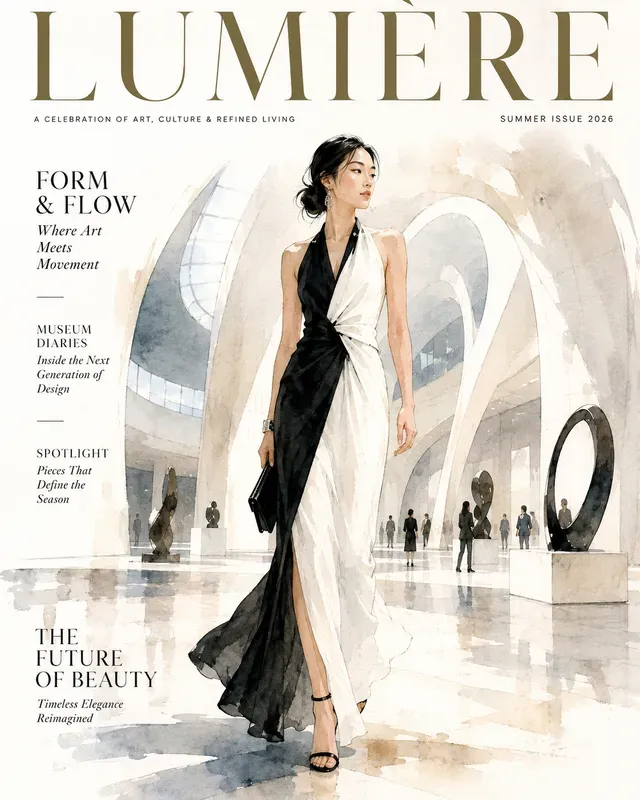 Watercolor Fashion Covers