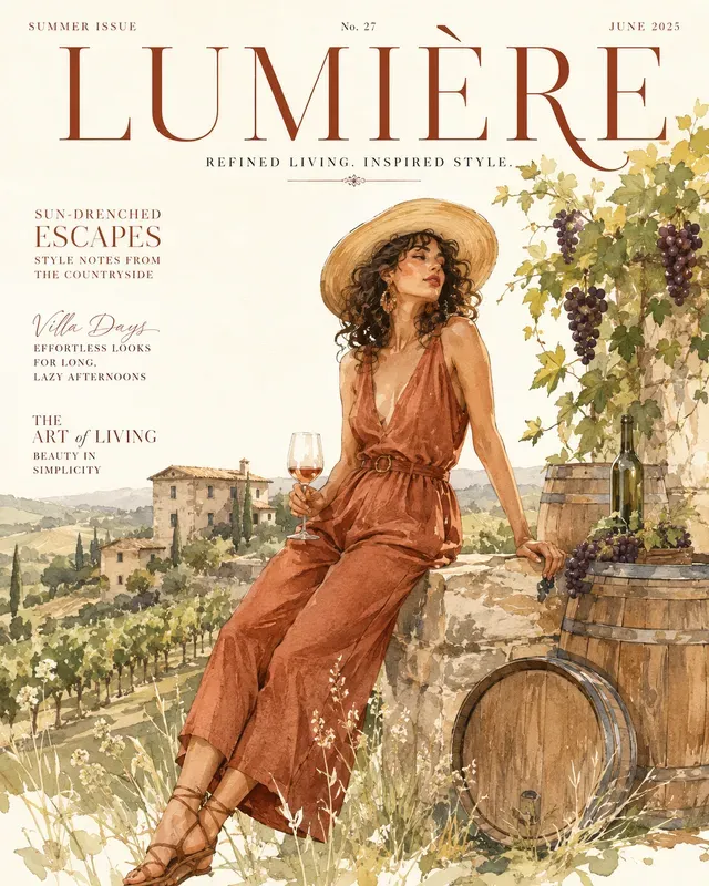 Watercolor Fashion Covers