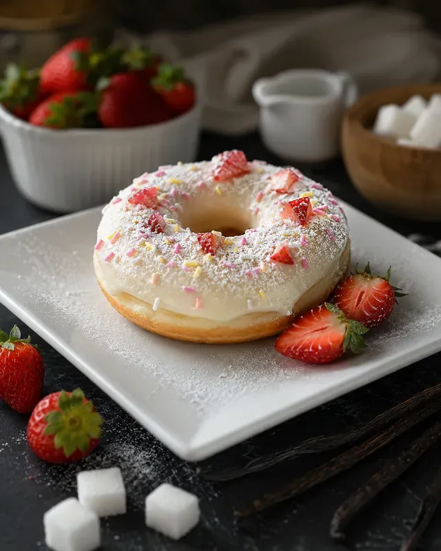 Ultra Realistic Luxury Donut Photography