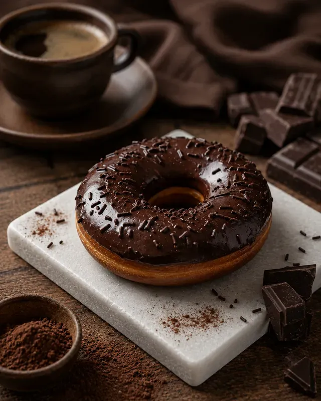 Ultra Realistic Luxury Donut Photography