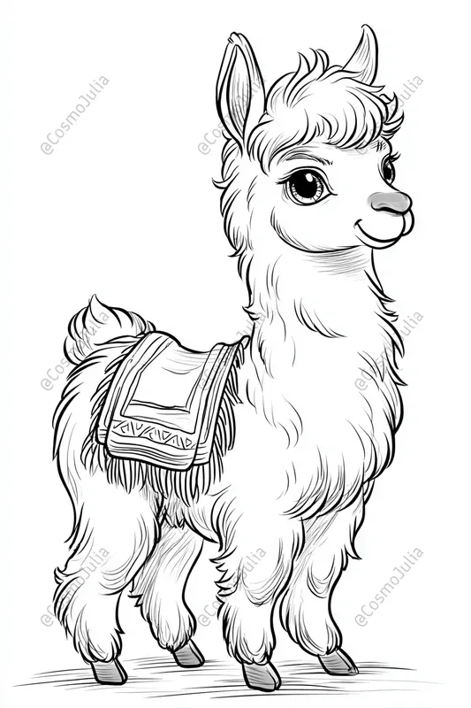 Simple Farm Animal Kids Coloring Pages
