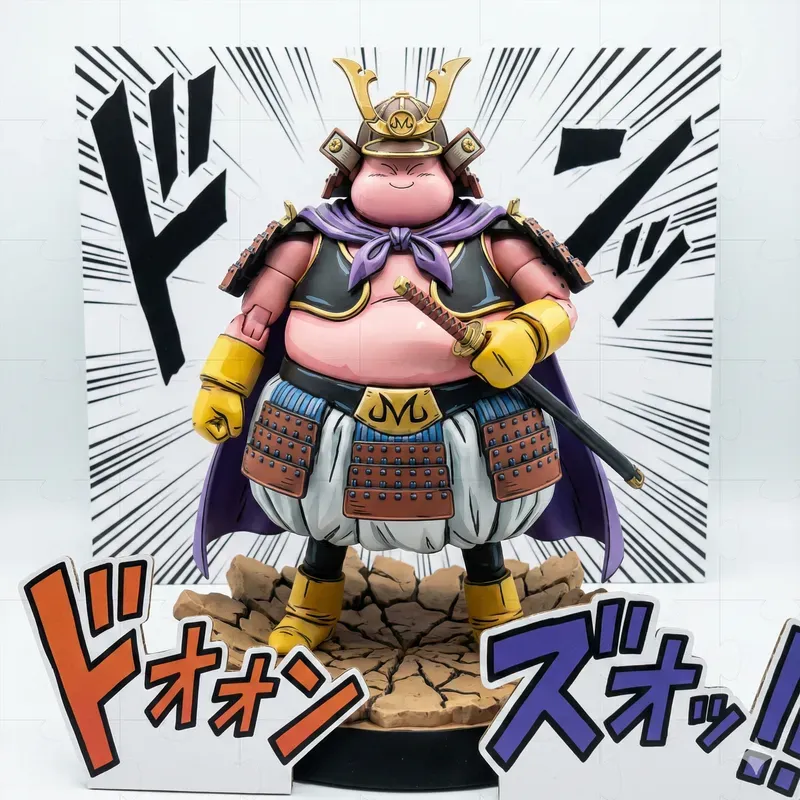 Figures From Dragon Ball Z With Katakana