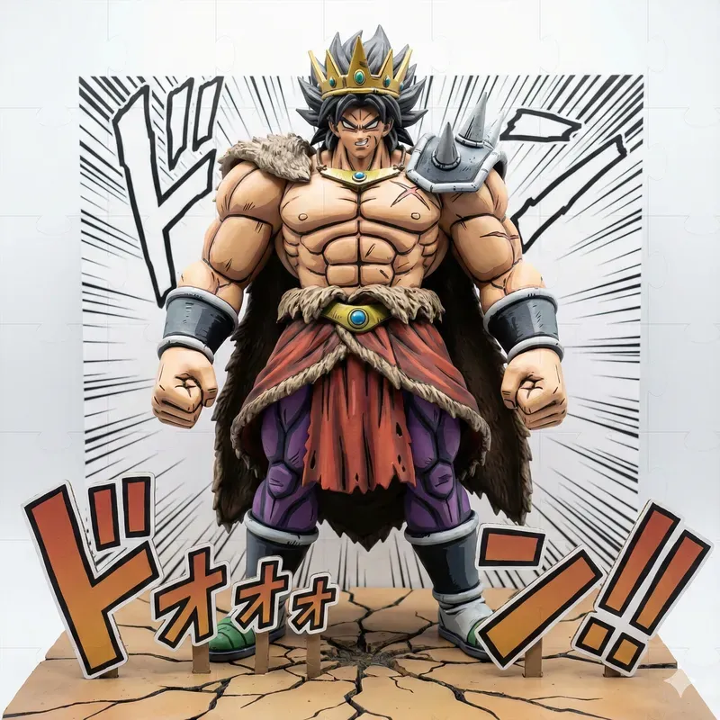 Figures From Dragon Ball Z With Katakana