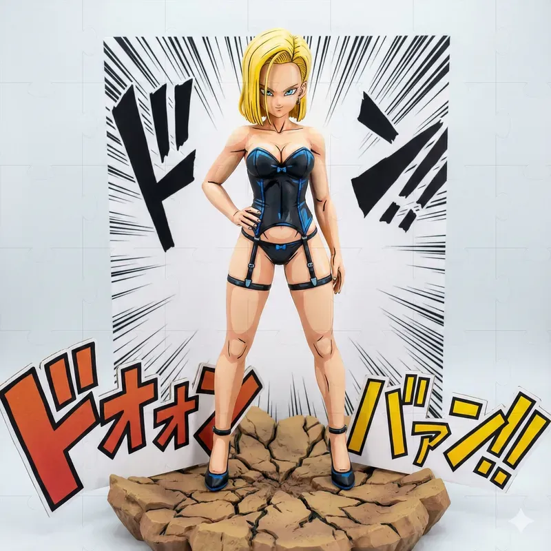 Figures From Dragon Ball Z With Katakana