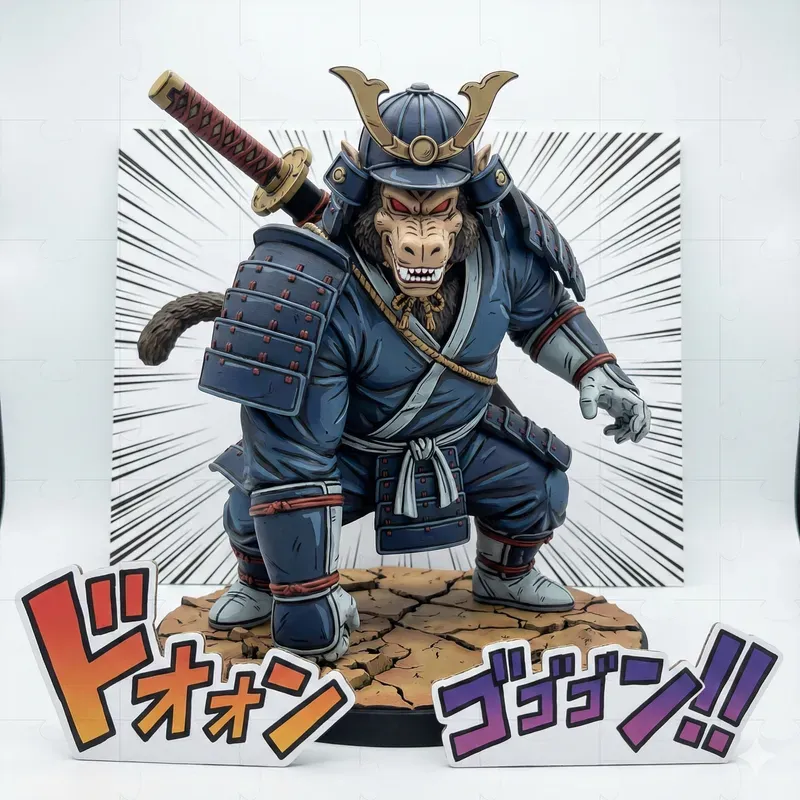 Figures From Dragon Ball Z With Katakana