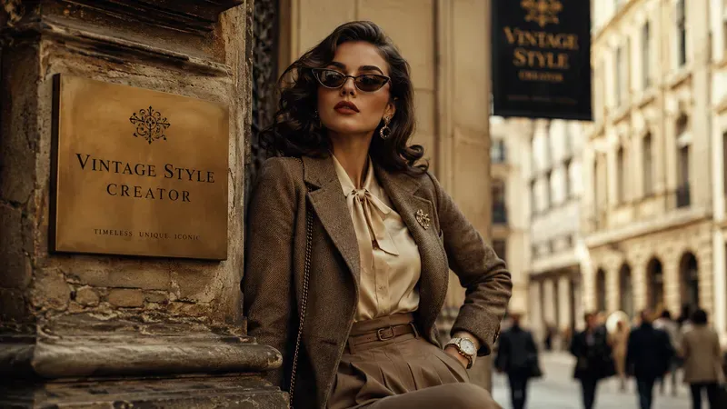 Cinematic Fashion Influencer Portraits