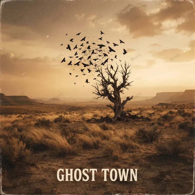Cinematic Dusty Western Pod Art