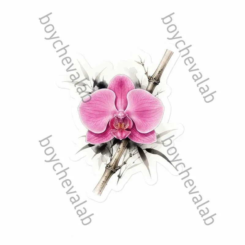Watercolor Botanical Stickers