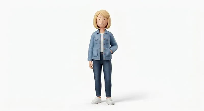 Cute 3D Pastel Female Characters