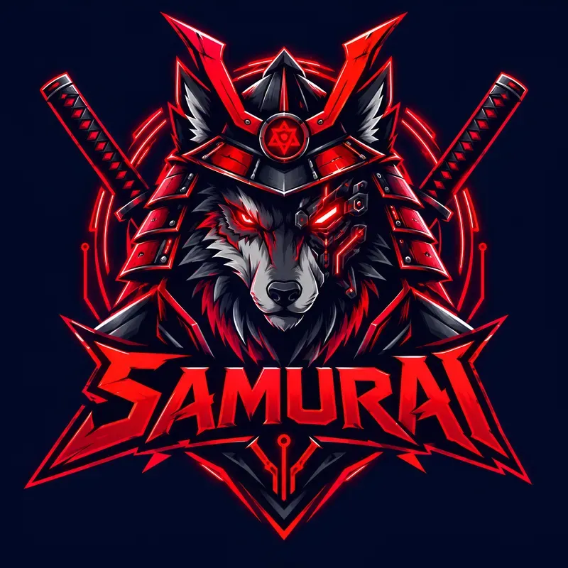 Cyberpunk Fusion Esports Logo Designs