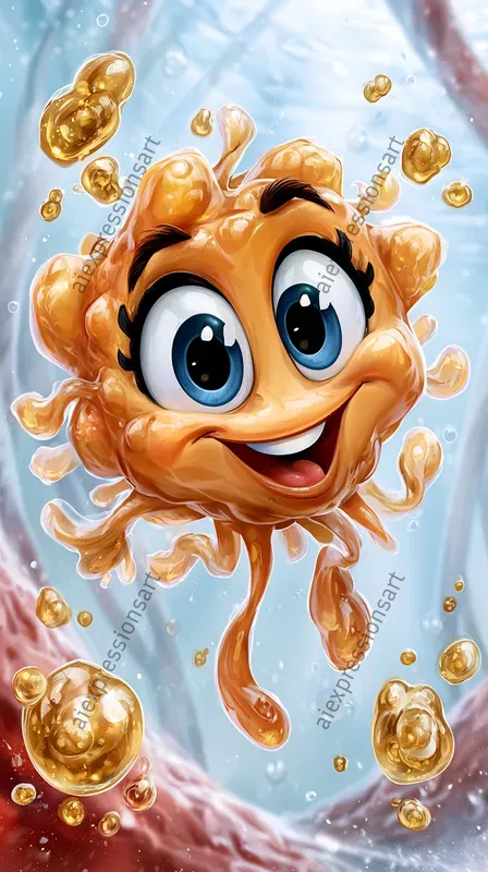 Cute 3D Microscopic Characters