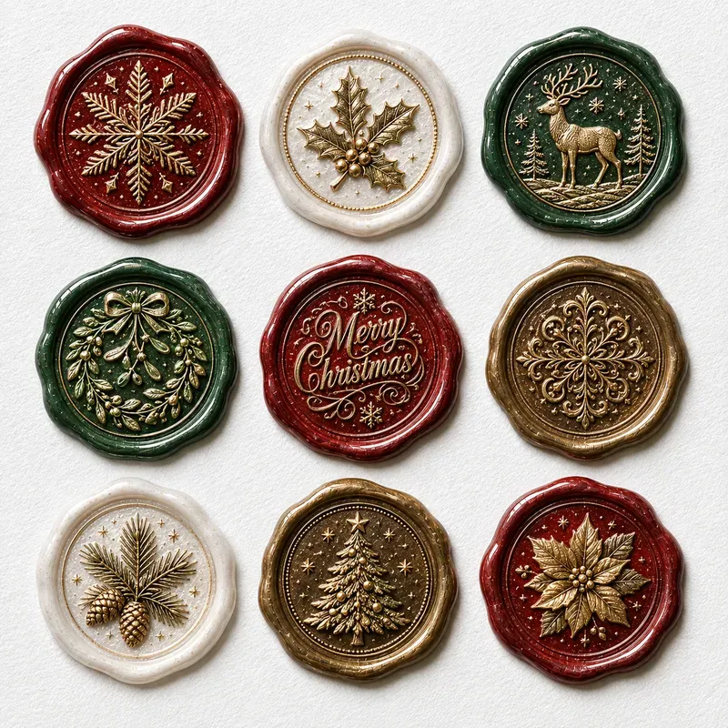 Heraldic Monogram Wax Seal Kits