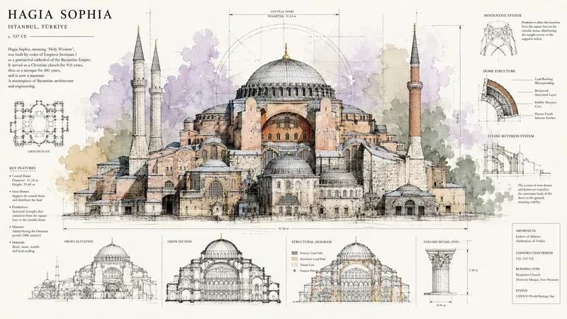 Architectural Blueprint Watercolor Posters