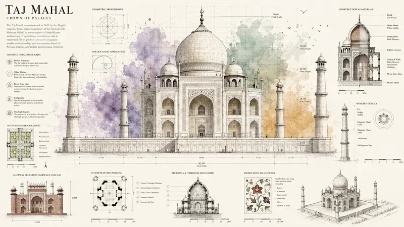 Architectural Blueprint Watercolor Posters