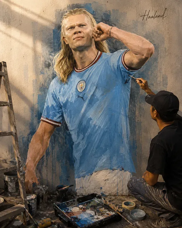 Realistic Mural Paintings In Progress