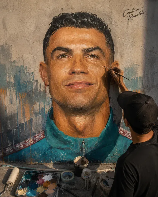 Realistic Mural Paintings In Progress