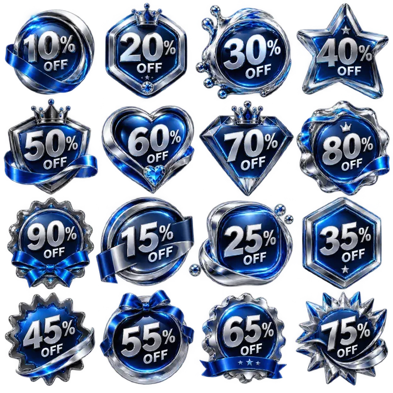 Luxury Cyber Monday Promo Badge Series