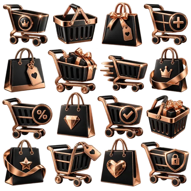 Luxury Cyber Monday Promo Badge Series