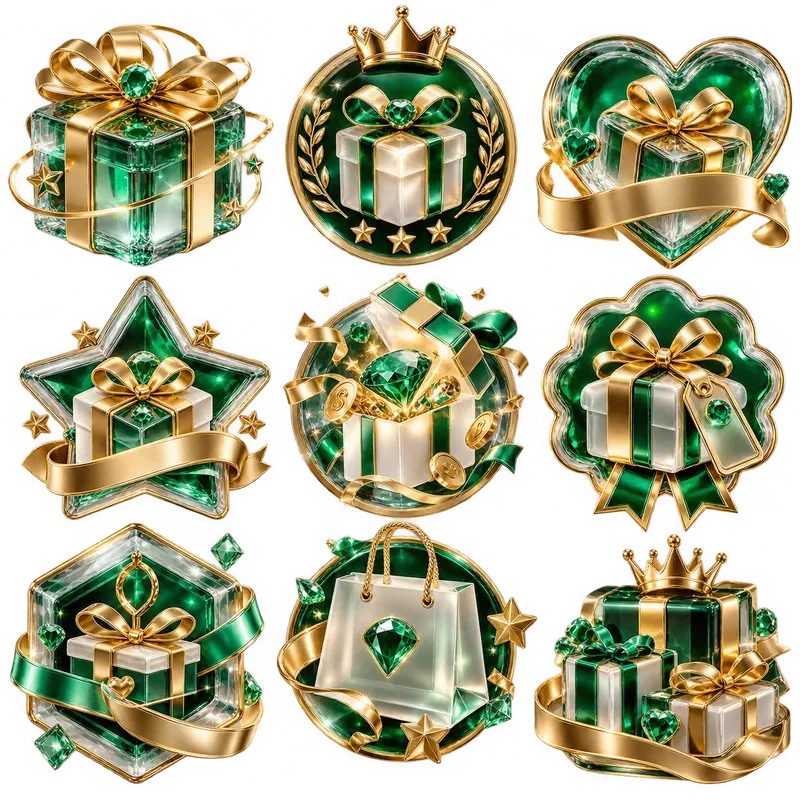 Luxury Cyber Monday Promo Badge Series