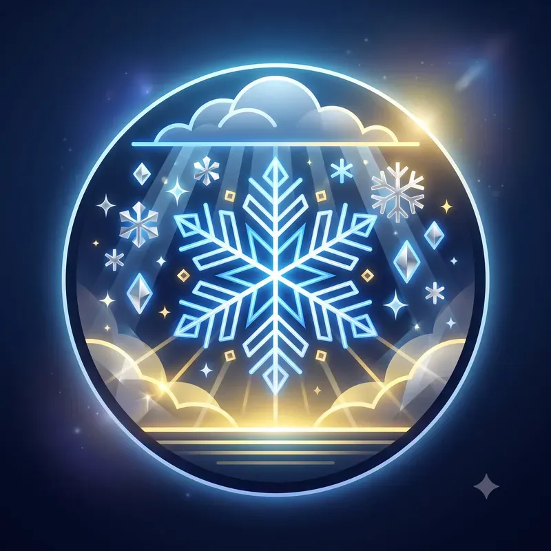 Neon Weather Emblems