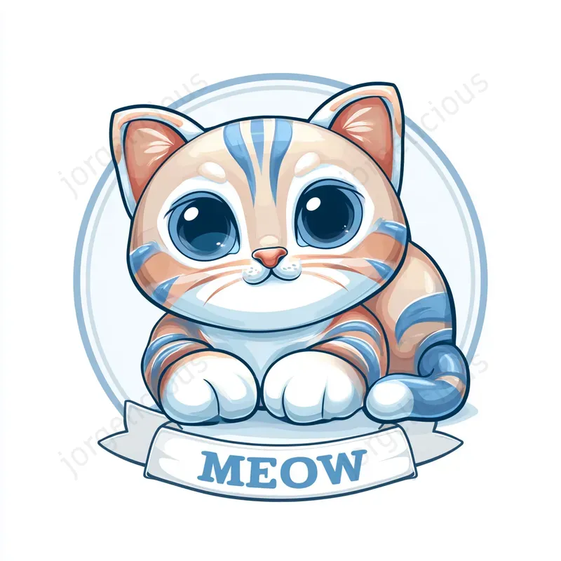Kawaii Mascot Prints Stickers