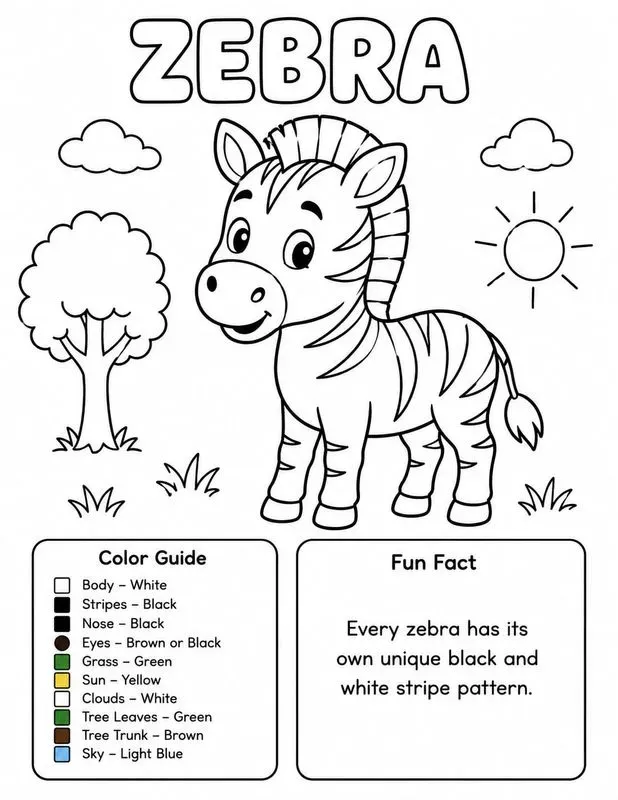 Kid Coloring Book Image Generations