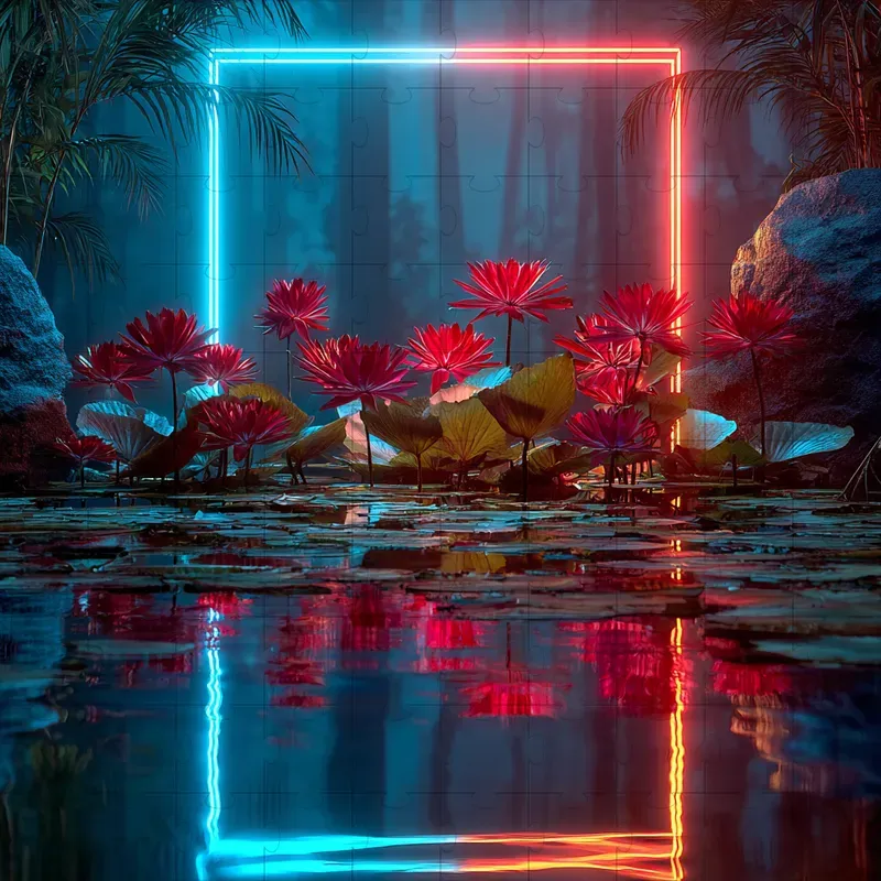 Photography Synthwave Neon Dreamy Glow